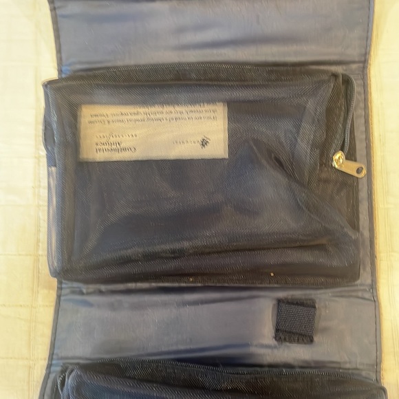 Continental airlines business toiletry bag airline shaving dop Doppler amenity - Picture 7 of 7